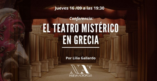 Conferencia: El teatro Mistérico en Grecia