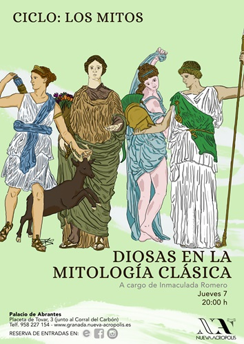 2ª Charla “Ciclo Mitos”: Diosas en la mitología clásica